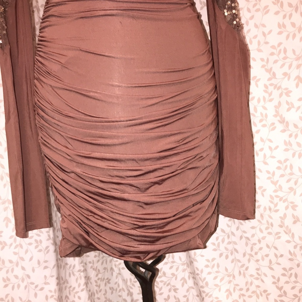 STASH RUCHED DRESS SZ L - Picture 7 of 10